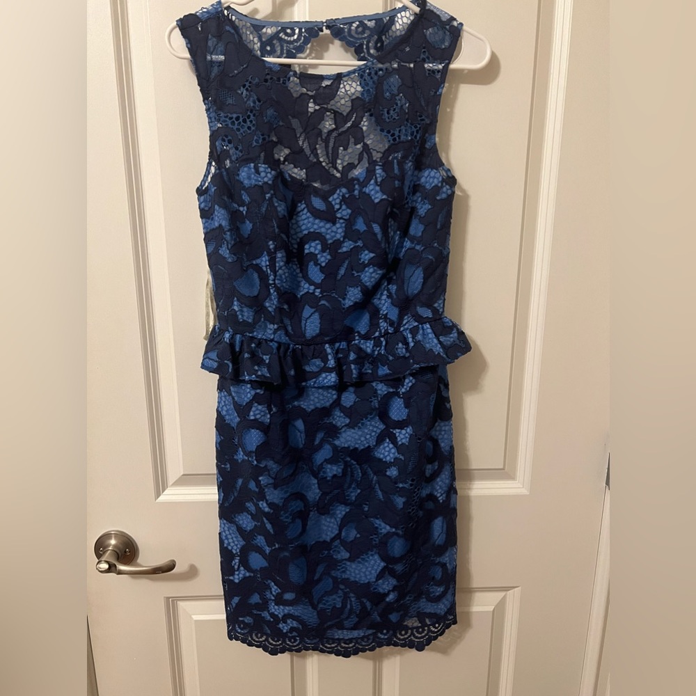 Lilly Pulitzer Blue Lace Dress